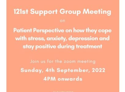 121st Support group meeting