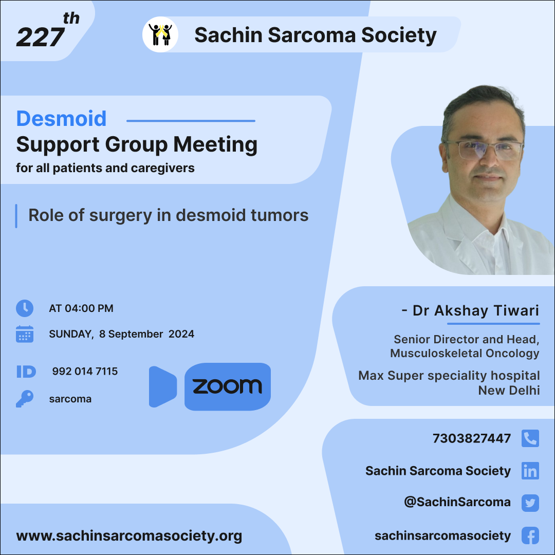 227th Sarcoma Support Group Meeting