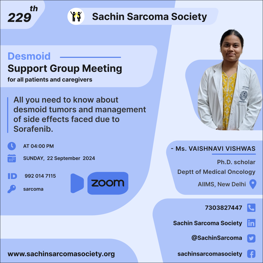 229th Sarcoma Support Group Meeting