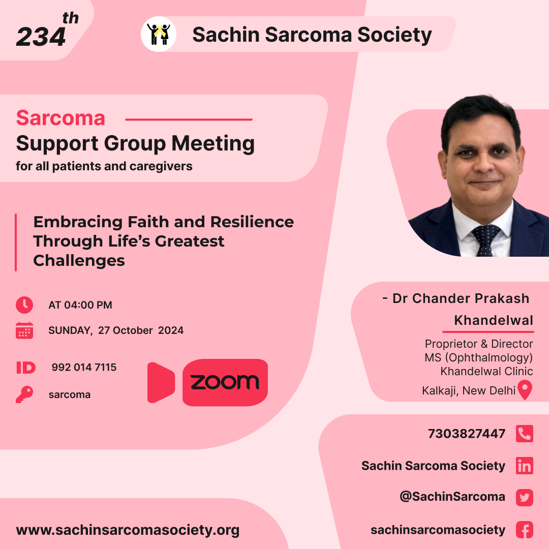 234th Sarcoma Support Group Meeting